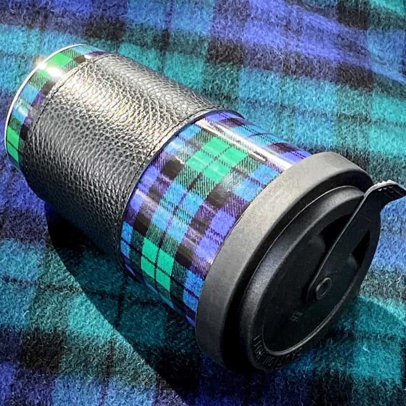 Scarf - Tartan - Green-Blue-Black